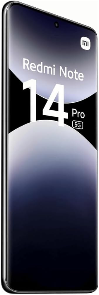 xiaomi redmi note 14 pro 5g smartphone de 8+256gb, pantalla de 6.67" amoled fhd+ 120hz, mediatek dimensity 7300 ultra, cámara de 200mp, 5110 mah, cargador no incluido, negro (versión es) xiaomi redmi note 14 pro 5g smartphone de 8+256gb, pantalla de 6.67" amoled fhd+ 120hz, mediatek dimensity 7300 ultra, cámara de 200mp, 5110 mah, cargador no incluido, negro (versión es)