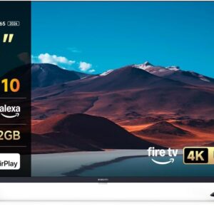 xiaomi tv f 65, 65 pulgadas (165 cm), 4k uhd, smart tv, fire tv, control por voz alexa, hdr10, memc, modo game boost 120hz,2gb+32gb, compatible con apple airplay, 2025 [clase de eficiencia energética f]