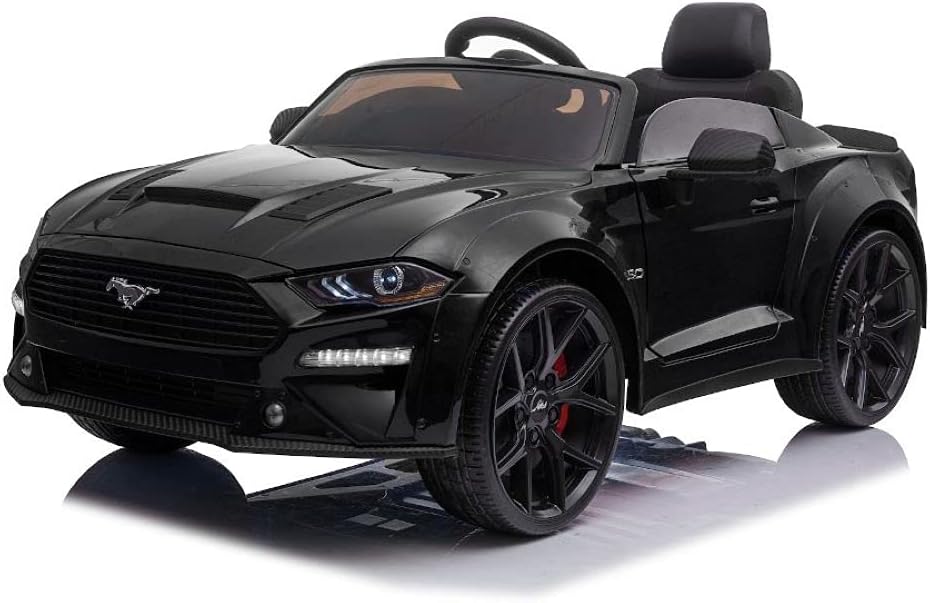 es toys ford mustang drift coche eléctrico para niños (24 v, 2 baterías de 12 v7 ah, 2 motores 775 + 2,4 ghz, asiento de piel), color negro es toys ford mustang drift coche eléctrico para niños (24 v, 2 baterías de 12 v7 ah, 2 motores 775 + 2,4 ghz, asiento de piel), color negro