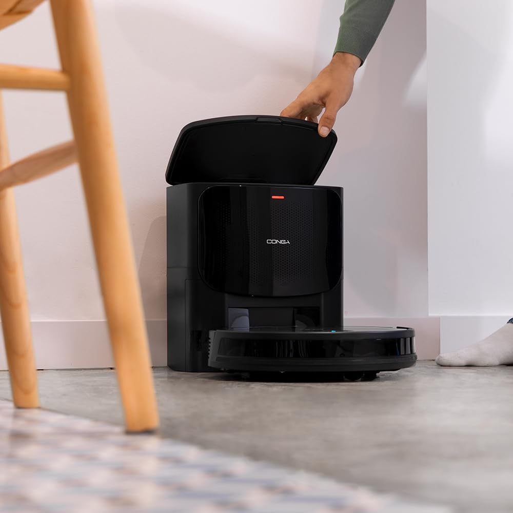 cecotec robot aspirador con base autovaciado conga 2499 ultra home advanced. tecnología giroscópica, 2100 pa, app, cepillo multifunción, 2 cepillos laterales, mopa, detección de bolsa automática 3l cecotec robot aspirador con base autovaciado conga 2499 ultra home advanced. tecnología giroscópica, 2100 pa, app, cepillo multifunción, 2 cepillos laterales, mopa, detección de bolsa automática 3l