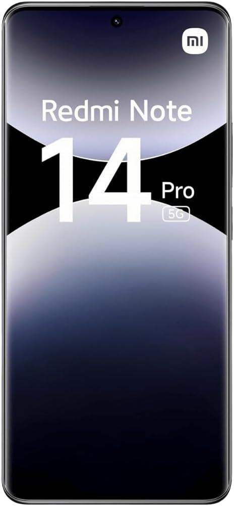xiaomi redmi note 14 pro 5g smartphone de 8+256gb, pantalla de 6.67" amoled fhd+ 120hz, mediatek dimensity 7300 ultra, cámara de 200mp, 5110 mah, cargador no incluido, negro (versión es) xiaomi redmi note 14 pro 5g smartphone de 8+256gb, pantalla de 6.67" amoled fhd+ 120hz, mediatek dimensity 7300 ultra, cámara de 200mp, 5110 mah, cargador no incluido, negro (versión es)