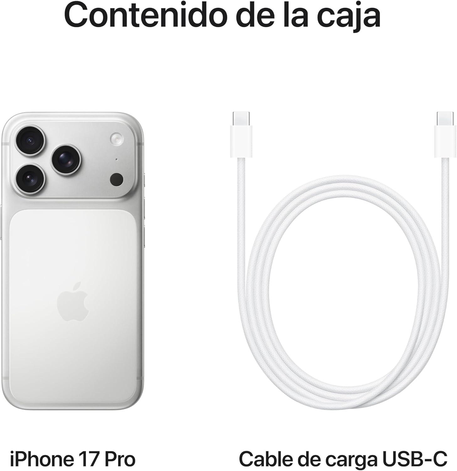 apple iphone 17 pro de 256 gb: pantalla de 6,3 pulgadas con promotion hasta 120 hz, chip a19 pro, autonomía revolucionaria, sistema de cámaras pro fusion con cámara frontal center stage; plata apple iphone 17 pro de 256 gb: pantalla de 6,3 pulgadas con promotion hasta 120 hz, chip a19 pro, autonomía revolucionaria, sistema de cámaras pro fusion con cámara frontal center stage; plata