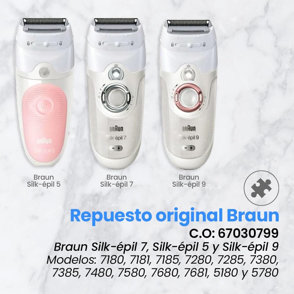 anakel cabezal repuesto para depiladora braun silk épil anakel cabezal repuesto para depiladora braun silk épil