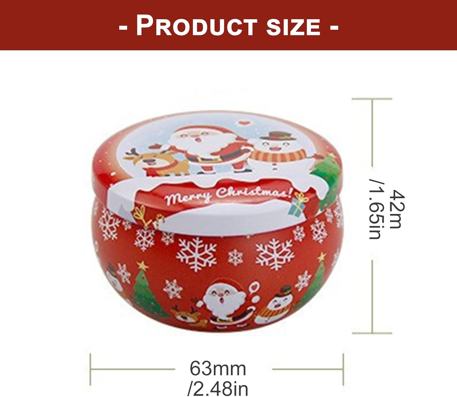 vela de navidad, mezcla de cera de soja con tiempo de combustión de 8 horas y fragancia festiva, juego de decoración del hogar para árbol de navidad, caja de regalo, fiesta y familia vela de navidad, mezcla de cera de soja con tiempo de combustión de 8 horas y fragancia festiva, juego de decoración del hogar para árbol de navidad, caja de regalo, fiesta y familia