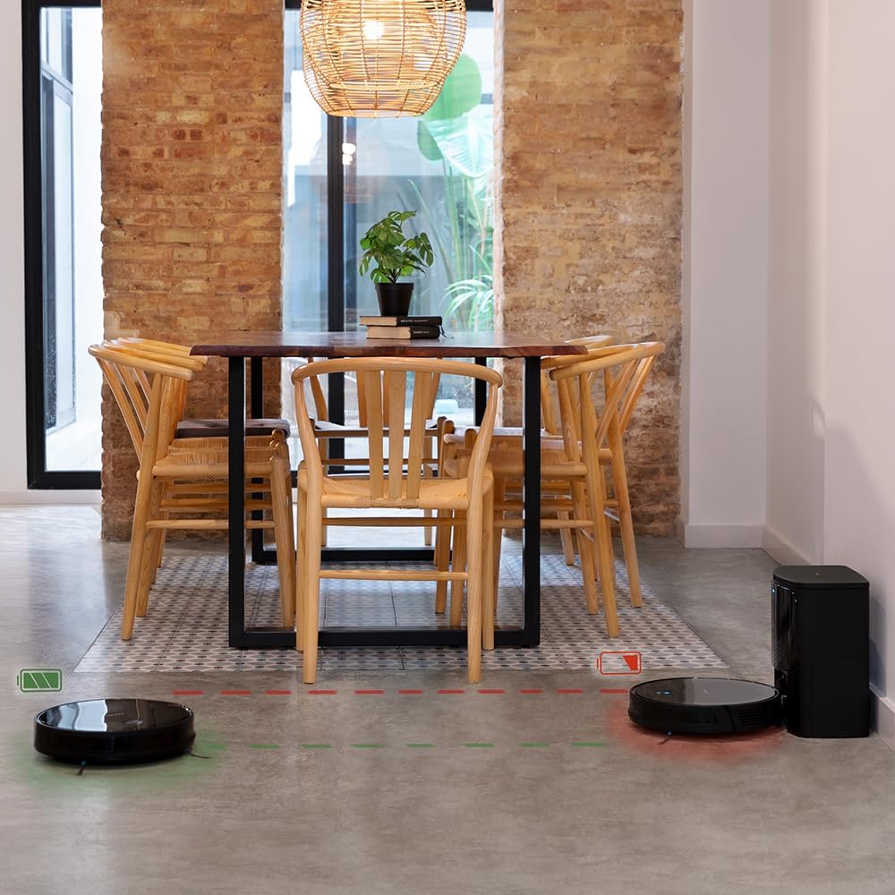 cecotec robot aspirador con base autovaciado conga 2499 ultra home advanced. tecnología giroscópica, 2100 pa, app, cepillo multifunción, 2 cepillos laterales, mopa, detección de bolsa automática 3l cecotec robot aspirador con base autovaciado conga 2499 ultra home advanced. tecnología giroscópica, 2100 pa, app, cepillo multifunción, 2 cepillos laterales, mopa, detección de bolsa automática 3l