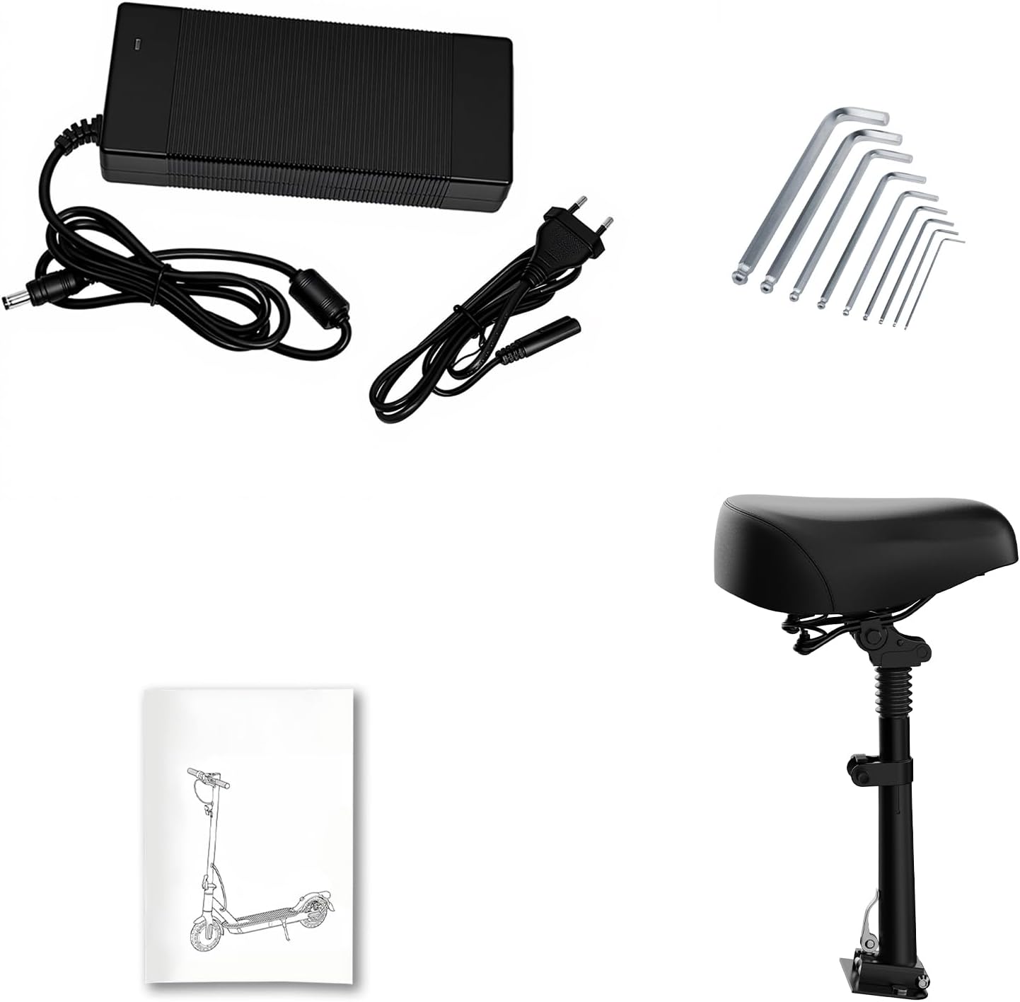 patinete eléctrico con asiento desmontable yf013, autonomía 25 30 km, neumático off road hueco de 10 pulgadas, 3 velocidades ajustables, ligero para adultos/ancianos patinete eléctrico con asiento desmontable yf013, autonomía 25 30 km, neumático off road hueco de 10 pulgadas, 3 velocidades ajustables, ligero para adultos/ancianos