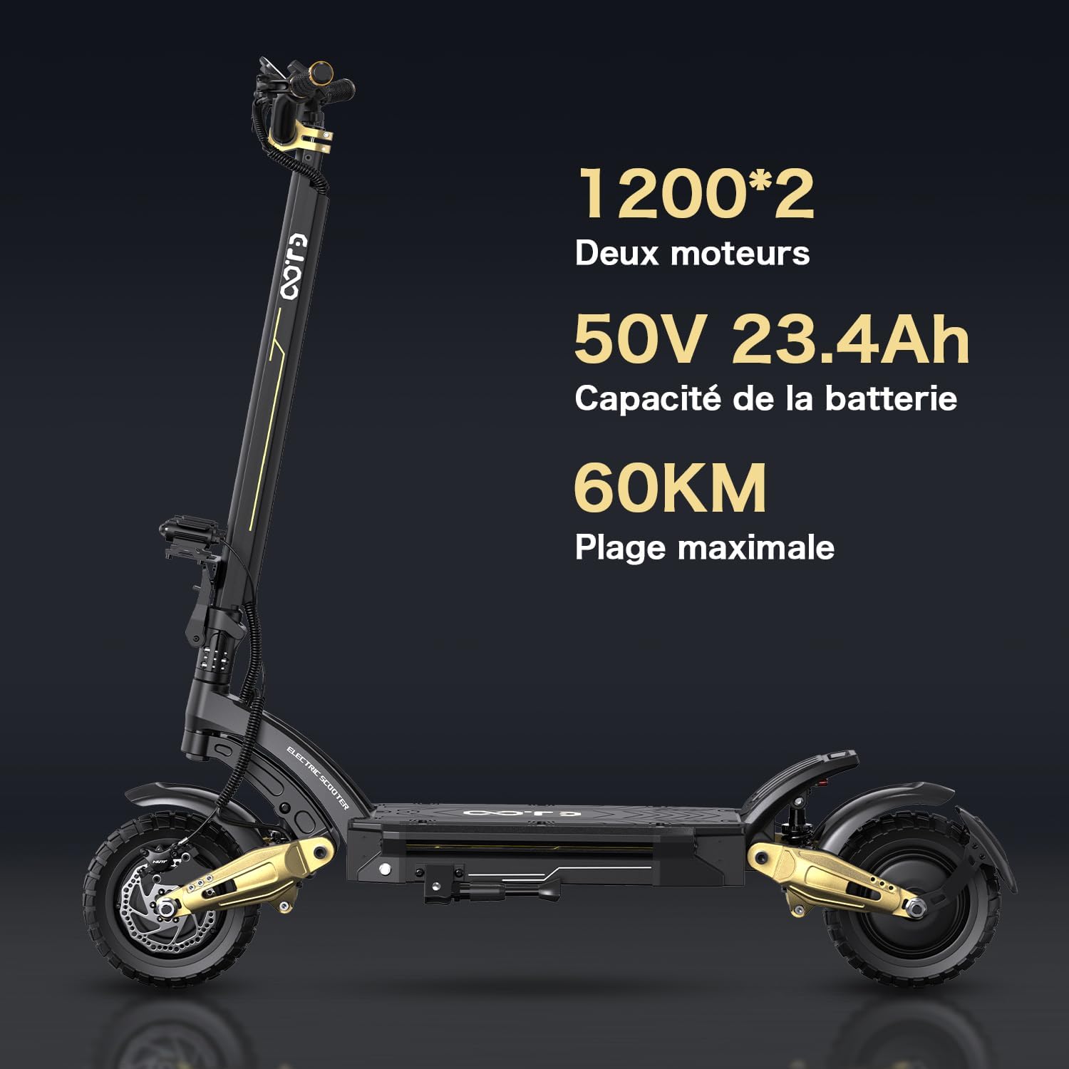 rayi s30 patinete eléctrico para adultos, potente, batería de 52 v, 23,4 ah, autonomía de 60 km, ruedas de 10 pulgadas, todoterreno, scooter eléctrico con conexión app rayi s30 patinete eléctrico para adultos, potente, batería de 52 v, 23,4 ah, autonomía de 60 km, ruedas de 10 pulgadas, todoterreno, scooter eléctrico con conexión app