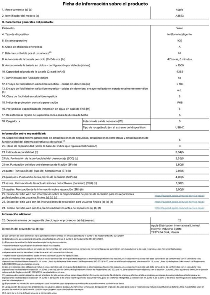 apple iphone 17 pro de 256 gb: pantalla de 6,3 pulgadas con promotion hasta 120 hz, chip a19 pro, autonomía revolucionaria, sistema de cámaras pro fusion con cámara frontal center stage; plata apple iphone 17 pro de 256 gb: pantalla de 6,3 pulgadas con promotion hasta 120 hz, chip a19 pro, autonomía revolucionaria, sistema de cámaras pro fusion con cámara frontal center stage; plata