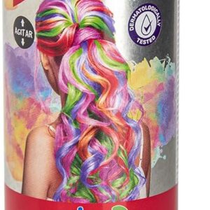 laca de pelo color morado 125ml spray colores para cabello rápida coloración, lavable