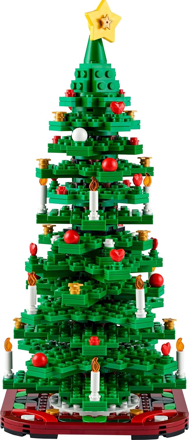 lego Árbol de navidad juguete de construcción, decoración navideña para salón o dormitorio, juego imaginativo, manualidades en familia, regalo para niñas y niños de 12 años o más 40573 lego Árbol de navidad juguete de construcción, decoración navideña para salón o dormitorio, juego imaginativo, manualidades en familia, regalo para niñas y niños de 12 años o más 40573