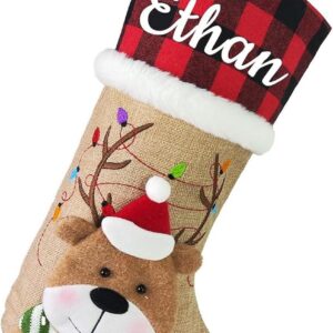 divertidos calcetines de navidad personalizados con nombre, calcetines de navidad personalizados, regalos de decoración de navidad personalizados para decoración de fiestas familiares