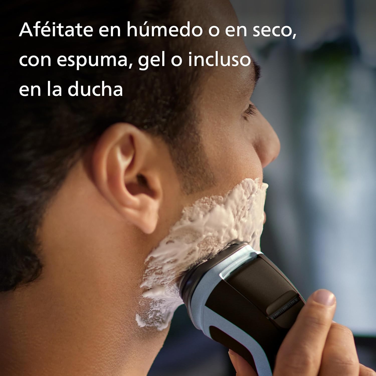 philips serie x3000 afeitadora eléctrica hombre, máquina de afeitar barba con cortapatillas, 27 cuchillas, cuida la piel, 45min de uso, en seco y húmedo, recargable, x3053/00, azul philips serie x3000 afeitadora eléctrica hombre, máquina de afeitar barba con cortapatillas, 27 cuchillas, cuida la piel, 45min de uso, en seco y húmedo, recargable, x3053/00, azul