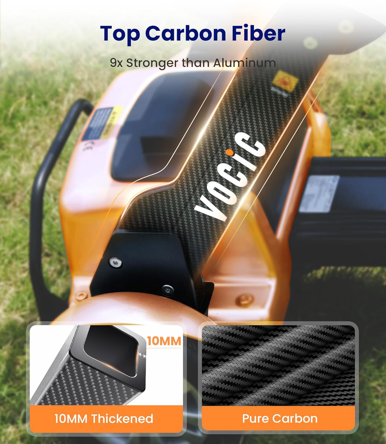 vocic d71 scooter de movilidad ultraligero(21kg),20km carbón movilidad scooter plegable para personas con marcos de longitud ajustable,cargando 150kg,transportable en avión apoyo de 5 años|naranja vocic d71 scooter de movilidad ultraligero(21kg),20km carbón movilidad scooter plegable para personas con marcos de longitud ajustable,cargando 150kg,transportable en avión apoyo de 5 años|naranja