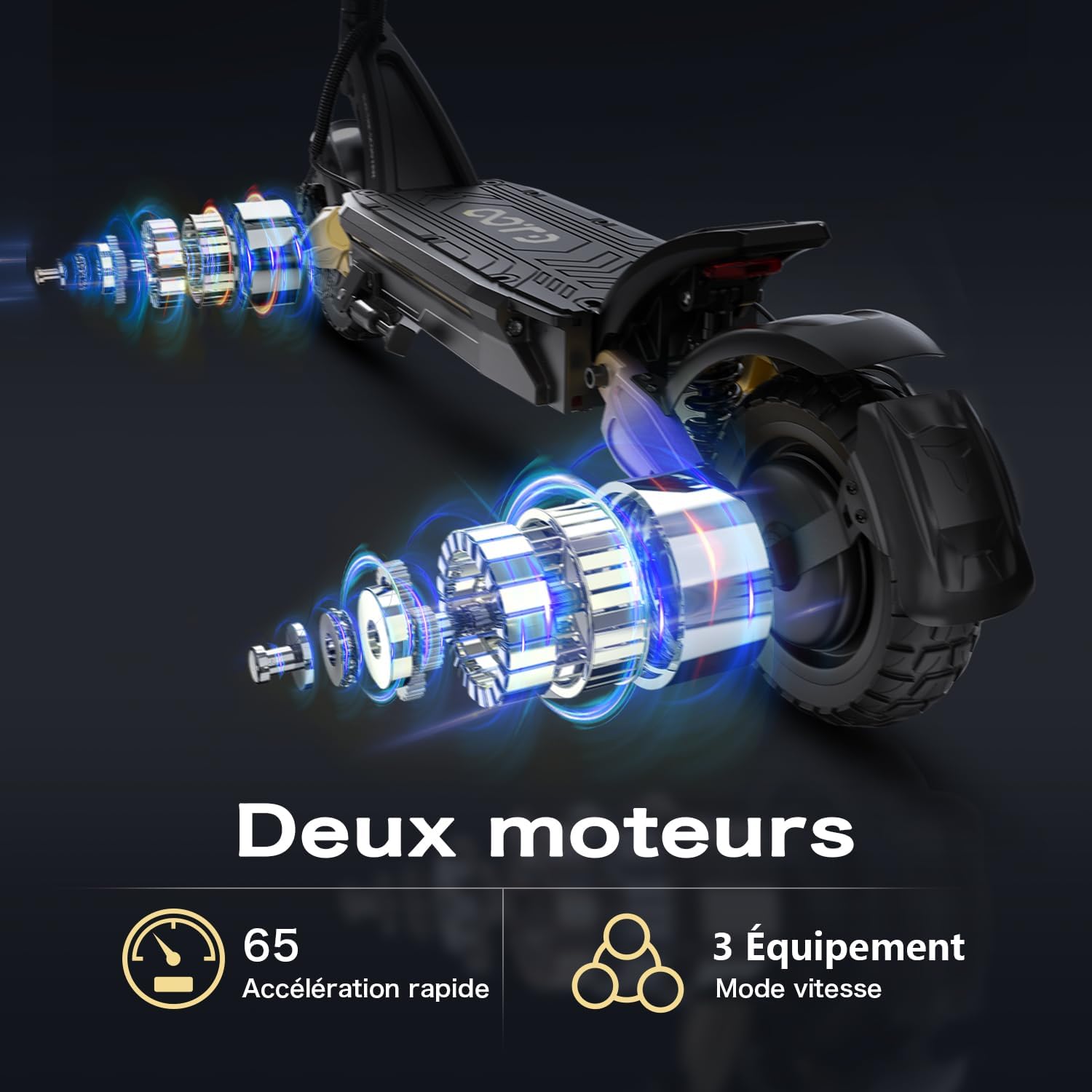 rayi s30 patinete eléctrico para adultos, potente, batería de 52 v, 23,4 ah, autonomía de 60 km, ruedas de 10 pulgadas, todoterreno, scooter eléctrico con conexión app rayi s30 patinete eléctrico para adultos, potente, batería de 52 v, 23,4 ah, autonomía de 60 km, ruedas de 10 pulgadas, todoterreno, scooter eléctrico con conexión app