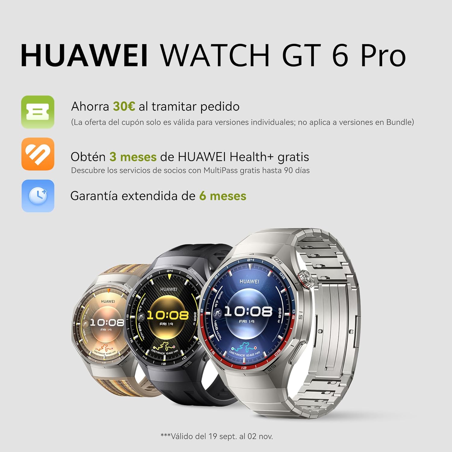 huawei watch gt 6 pro 46mm gps smartwatch 1.47''amoled pantalla táctil, hasta 21 días de autonomía, ciclismo nivel profesional, nfc, ios android compatible, análisis ecg, monitoreo de salud, negro huawei watch gt 6 pro 46mm gps smartwatch 1.47''amoled pantalla táctil, hasta 21 días de autonomía, ciclismo nivel profesional, nfc, ios android compatible, análisis ecg, monitoreo de salud, negro