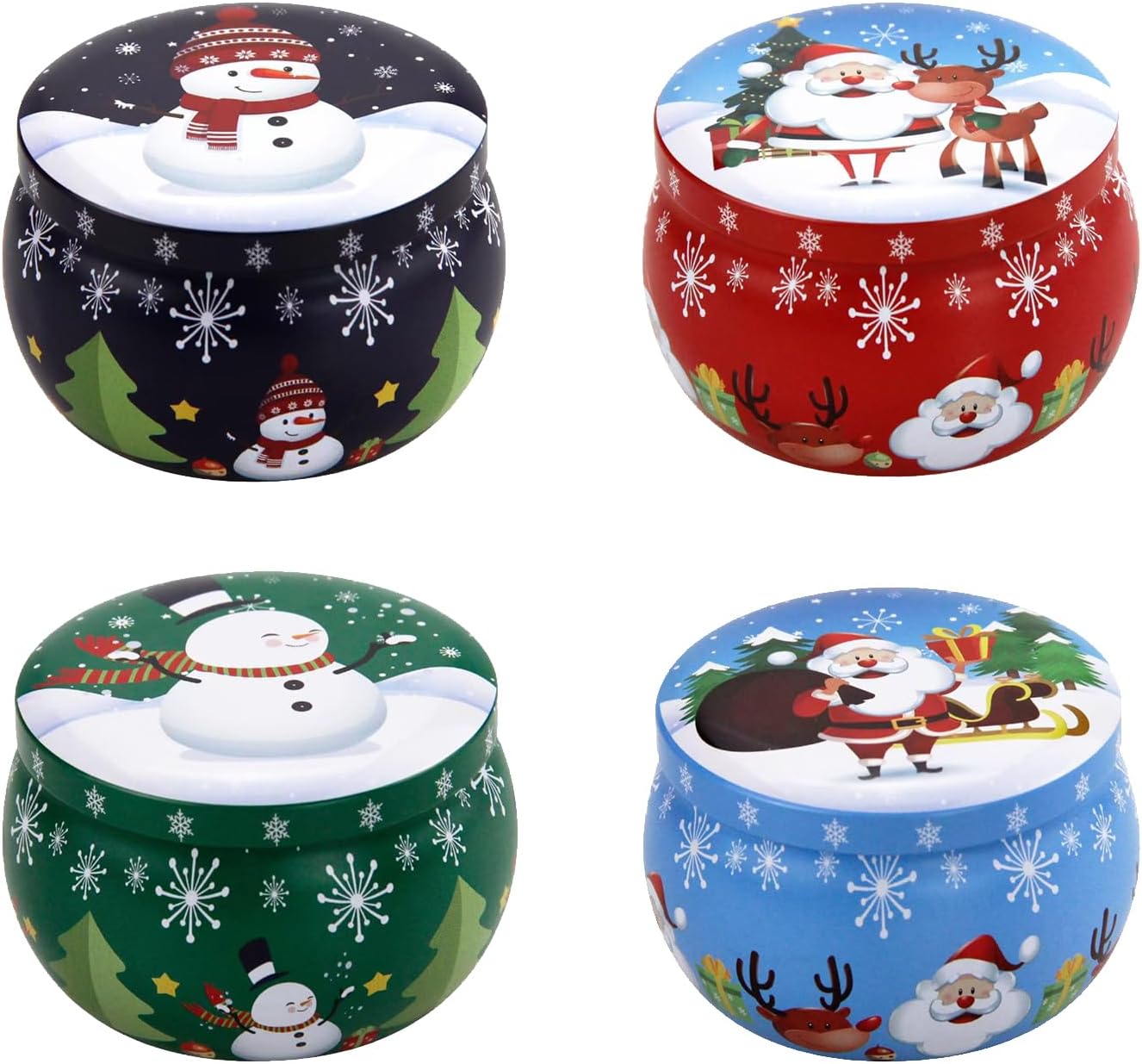 vela de navidad, mezcla de cera de soja con tiempo de combustión de 8 horas y fragancia festiva, juego de decoración del hogar para árbol de navidad, caja de regalo, fiesta y familia vela de navidad, mezcla de cera de soja con tiempo de combustión de 8 horas y fragancia festiva, juego de decoración del hogar para árbol de navidad, caja de regalo, fiesta y familia