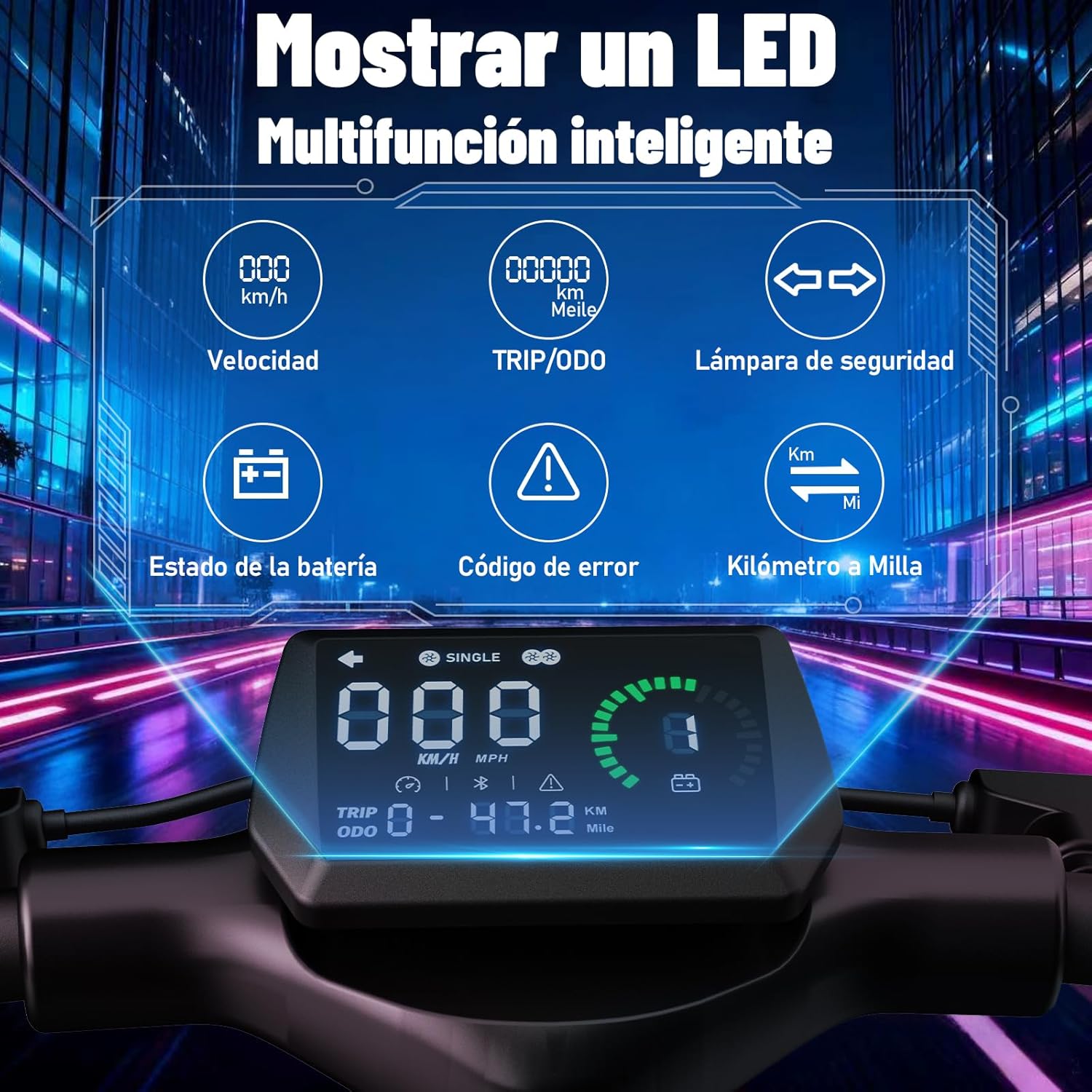 patinete eléctrico con asiento desmontable yf013, autonomía 25 30 km, neumático off road hueco de 10 pulgadas, 3 velocidades ajustables, ligero para adultos/ancianos patinete eléctrico con asiento desmontable yf013, autonomía 25 30 km, neumático off road hueco de 10 pulgadas, 3 velocidades ajustables, ligero para adultos/ancianos