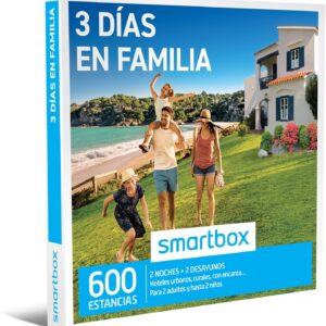 smartbox caja regalo 3 días en familia idea de regalo para navidad 2 noches con desayuno para 2 adultos y 2 niños