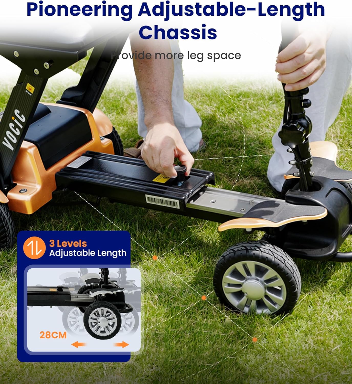 vocic d71 scooter de movilidad ultraligero(21kg),20km carbón movilidad scooter plegable para personas con marcos de longitud ajustable,cargando 150kg,transportable en avión apoyo de 5 años|naranja vocic d71 scooter de movilidad ultraligero(21kg),20km carbón movilidad scooter plegable para personas con marcos de longitud ajustable,cargando 150kg,transportable en avión apoyo de 5 años|naranja