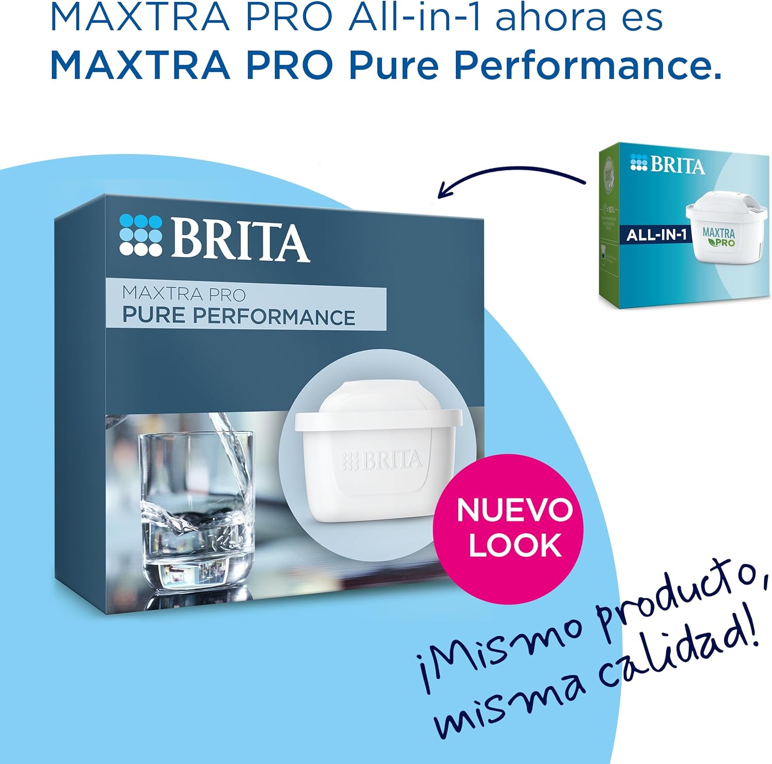 brita cartucho filtrante de agua maxtra pro pure performance (all in 1) pack 6 | recambio original para todas las jarras brita para agua de sabor puro filtra pfas, cloro, cal y metales brita cartucho filtrante de agua maxtra pro pure performance (all in 1) pack 6 | recambio original para todas las jarras brita para agua de sabor puro filtra pfas, cloro, cal y metales