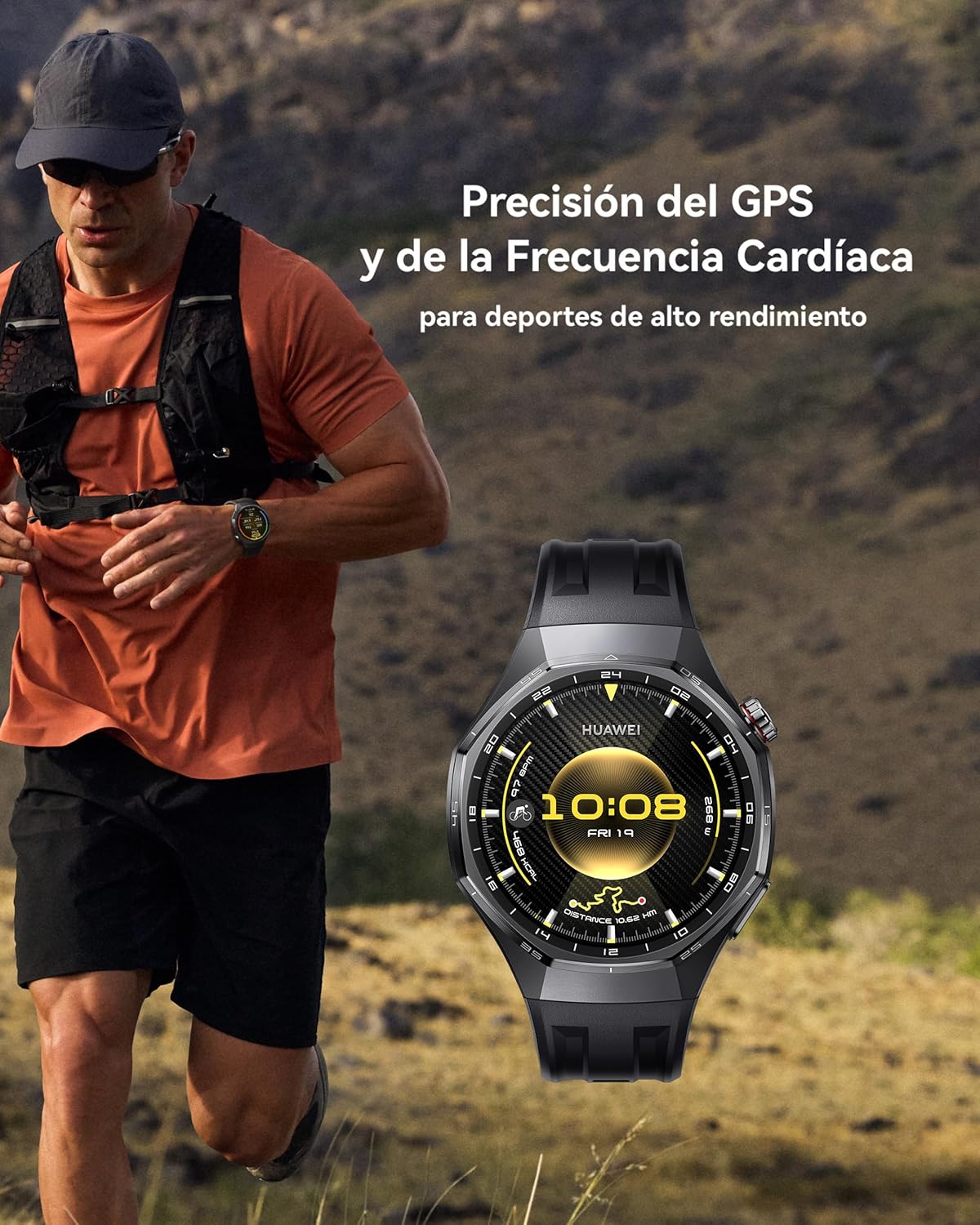 huawei watch gt 6 pro 46mm gps smartwatch 1.47''amoled pantalla táctil, hasta 21 días de autonomía, ciclismo nivel profesional, nfc, ios android compatible, análisis ecg, monitoreo de salud, negro huawei watch gt 6 pro 46mm gps smartwatch 1.47''amoled pantalla táctil, hasta 21 días de autonomía, ciclismo nivel profesional, nfc, ios android compatible, análisis ecg, monitoreo de salud, negro