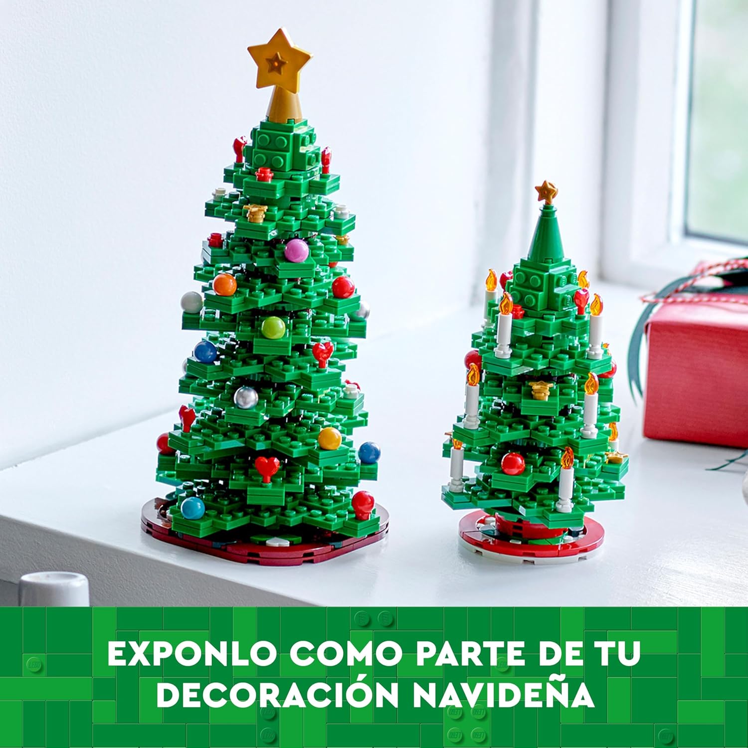 lego Árbol de navidad juguete de construcción, decoración navideña para salón o dormitorio, juego imaginativo, manualidades en familia, regalo para niñas y niños de 12 años o más 40573 lego Árbol de navidad juguete de construcción, decoración navideña para salón o dormitorio, juego imaginativo, manualidades en familia, regalo para niñas y niños de 12 años o más 40573