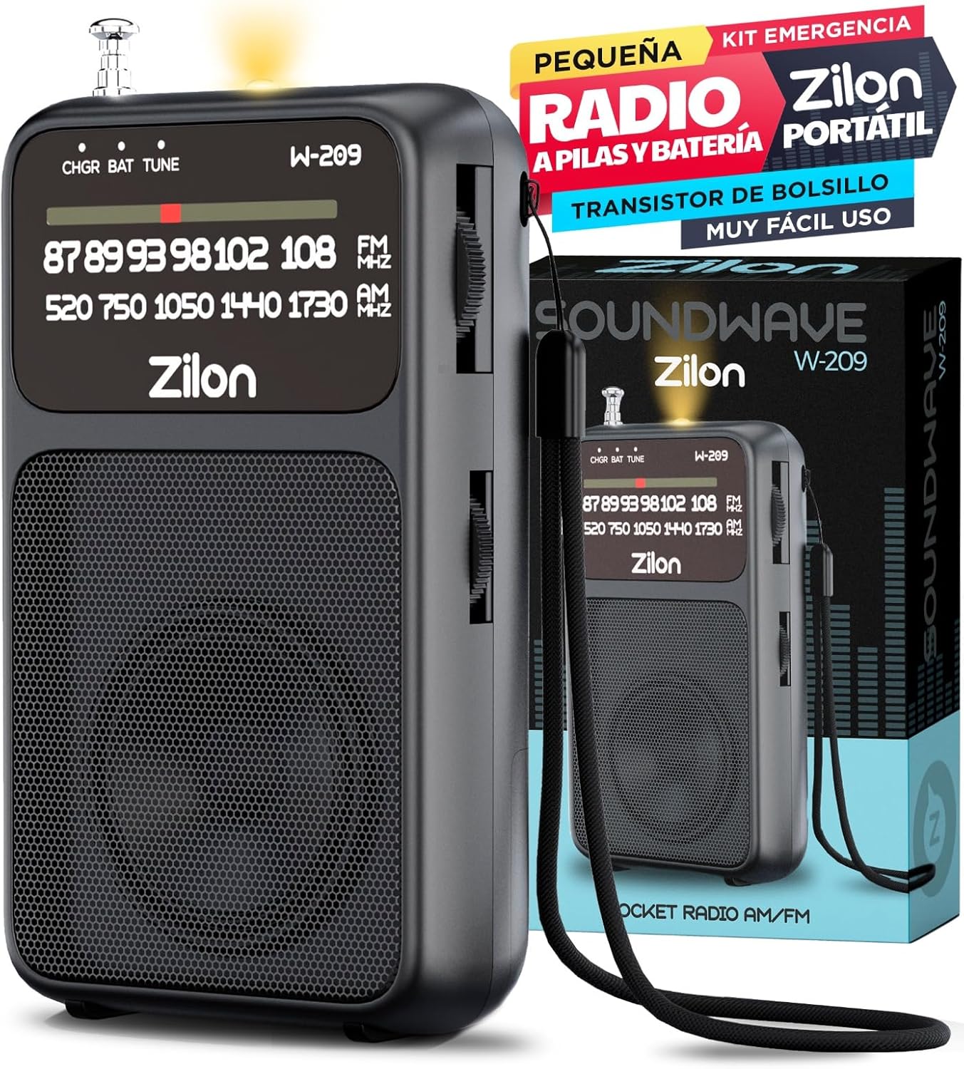 zilon radio a pilas y bateria pequeña portatil transistor usb c kit emergencia analogica fm am entrada auriculares con linterna muy facil uso simple gente mayor numeros grandes para facil vision zilon radio a pilas y bateria pequeña portatil transistor usb c kit emergencia analogica fm am entrada auriculares con linterna muy facil uso simple gente mayor numeros grandes para facil vision