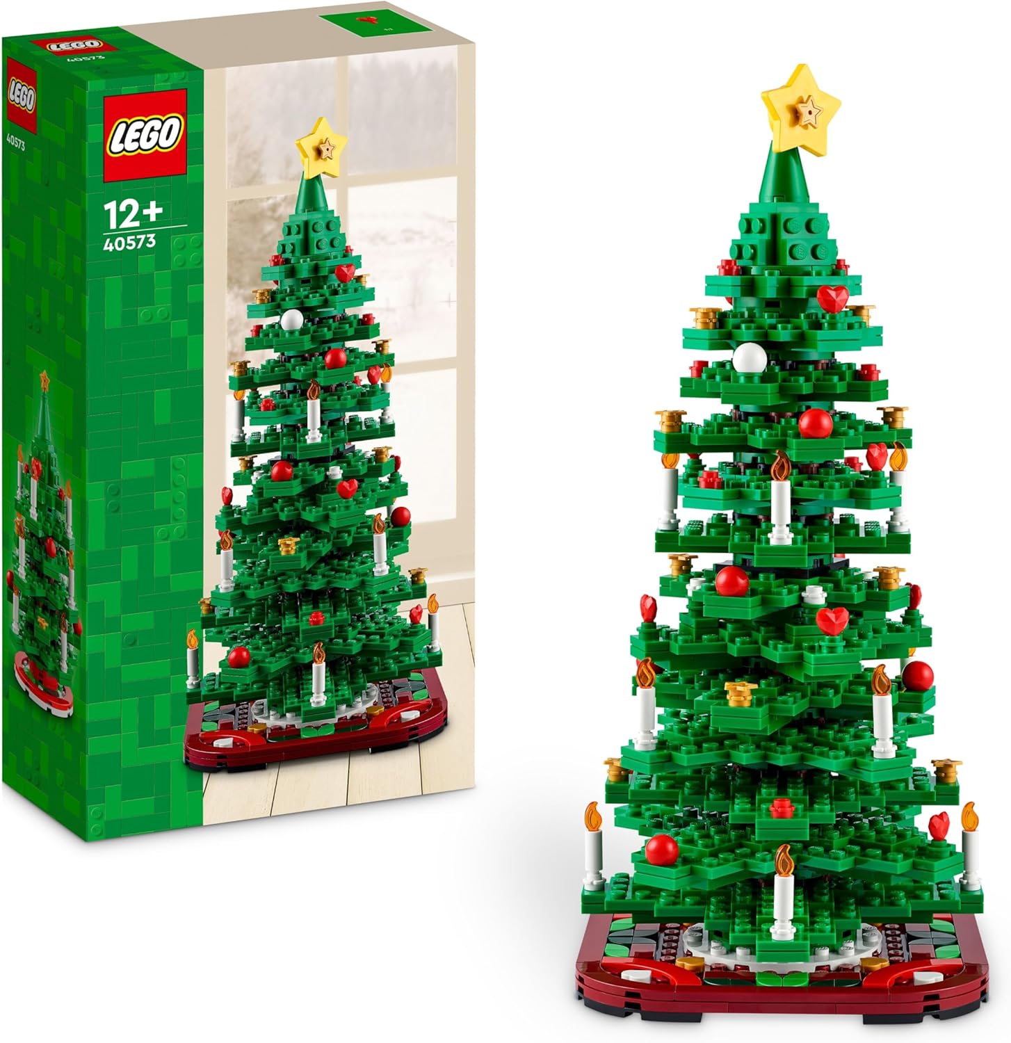 lego Árbol de navidad juguete de construcción, decoración navideña para salón o dormitorio, juego imaginativo, manualidades en familia, regalo para niñas y niños de 12 años o más 40573 lego Árbol de navidad juguete de construcción, decoración navideña para salón o dormitorio, juego imaginativo, manualidades en familia, regalo para niñas y niños de 12 años o más 40573