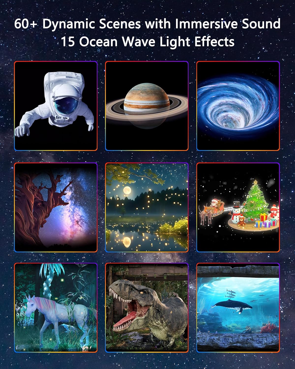 twelvetooo proyector de galaxia 3d, proyector de estrellas con más de 65 escenas dinámicas, proyector de planetario hd, luz nocturna con altavoz bluetooth para habitación, regalo para niños y adultos twelvetooo proyector de galaxia 3d, proyector de estrellas con más de 65 escenas dinámicas, proyector de planetario hd, luz nocturna con altavoz bluetooth para habitación, regalo para niños y adultos