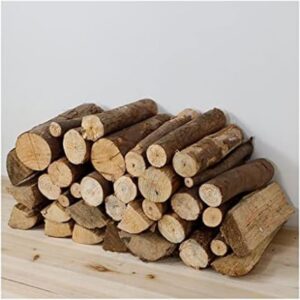 Inicio leña doméstica leña para acampar cortar a mano leña seca adornos chimenea calefacción caldera combustible leña troncos fogata leña gruesa combustible, 1kg